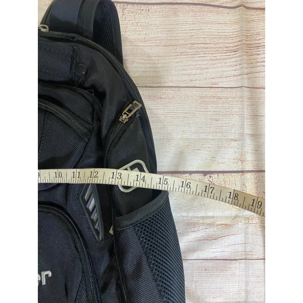 Ogio Unisex Black Casual Full Zip Multi Pocket Back Pack - OS - Picture 6 of 11